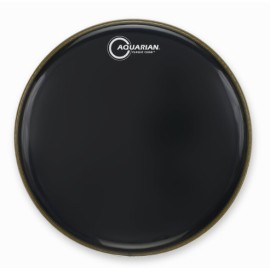 Parche de Bombo 22 " Aquarian Classic Clear Negro Frontal CC-22BK Aquarian 