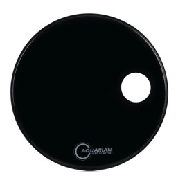 Parche de Bombo 22 " Regulator Resonante Negro Aquarian RSM-22BK Aquarian 