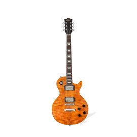 Guitarra Eléctrica Tipo Les Paul Café Flameada LPGBR