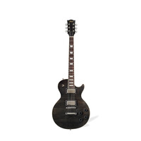 Guitarra Eléctrica Tipo Les Paul Negra Flameada LPGGB