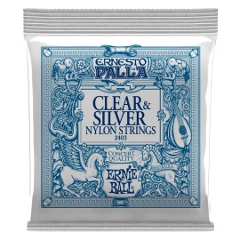 Cuerdas de guitarra clásica Ernesto Palla 2403 Silver Ernie Ball 