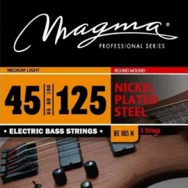 Set de Cuerdas de Bajo de 5 Cuerdas 0.45 5C BE165N Magma Strings 