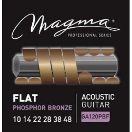 Cuerdas para Guitarra Acústica Flat 0.10 Bronce/Phosphoro Magma Strings 