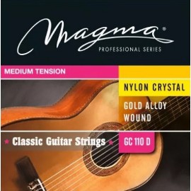 Set de Cuerdas Guitarra Clásica Tensión Media Dorado Magma Strings 