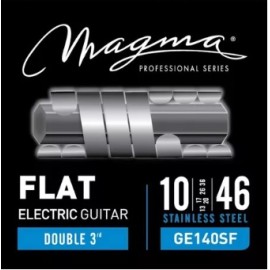 Set de Cuerdas Para Guitarra Eléctrica Flat Magma GE140SF .010/0.46 Magma Strings 