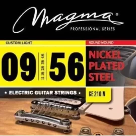 Set de Cuerdas Para Guitarra Eléctrica de 7 Light GE210N .09 - .056 Magma Strings 